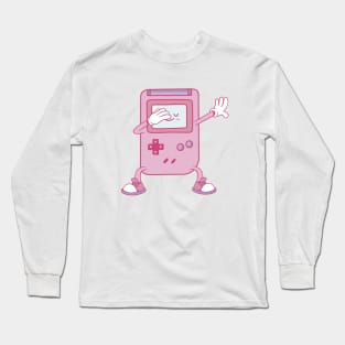 Dabbing Game Boy Long Sleeve T-Shirt